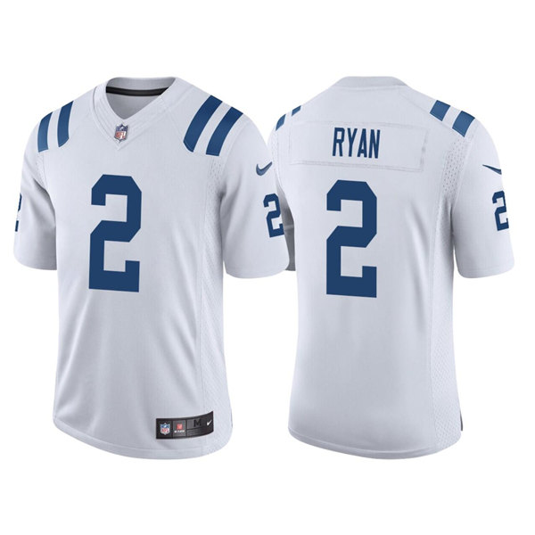 Men's White Indianapolis Colts #2 Matt Ryan Vapor Untouchable Limited Stitched Football Jersey